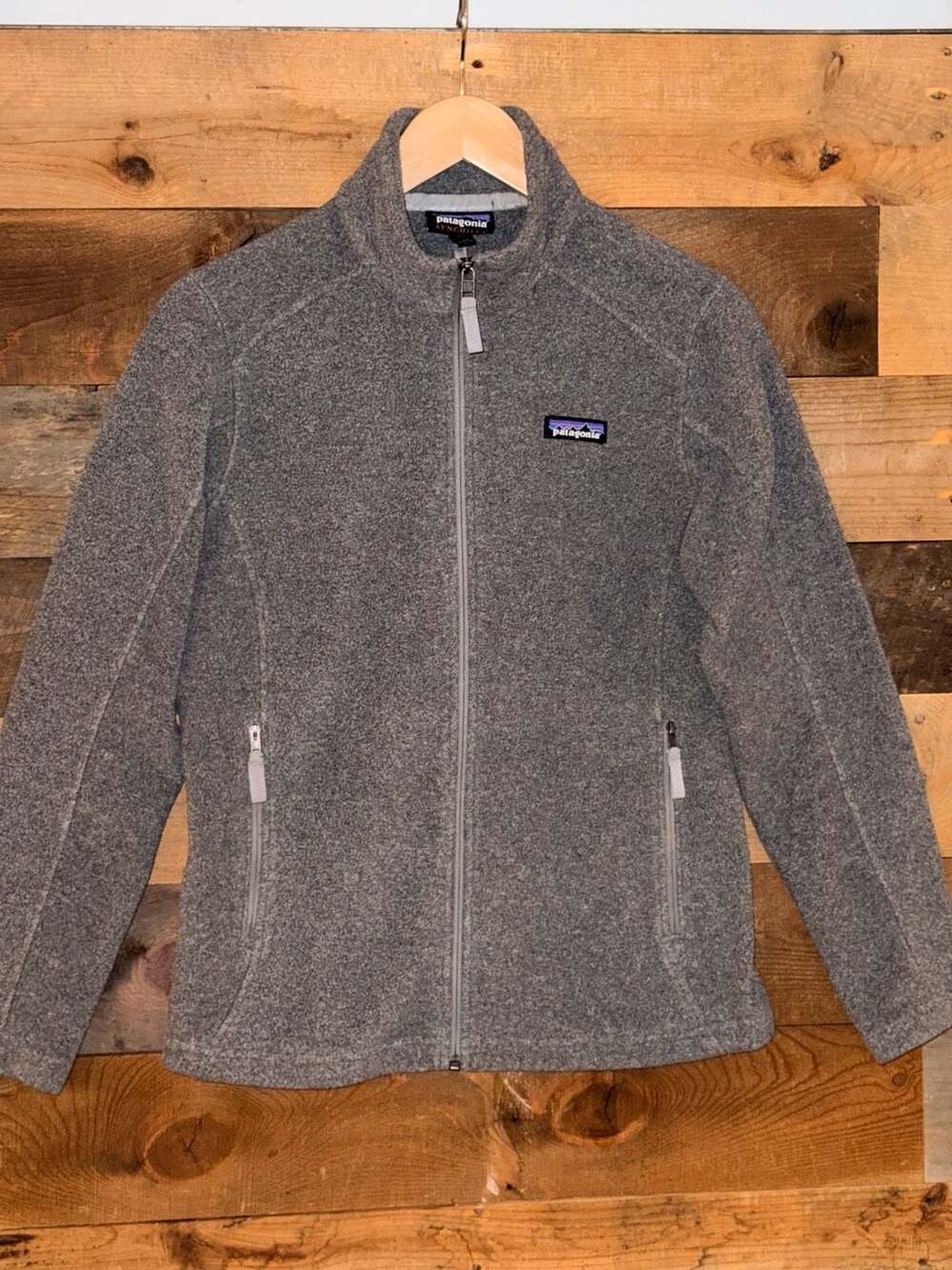 Patagonia Synchilla Full Zip Gray Fleece Jacket Size S 0832